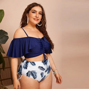 Biquíni Plus Size Flor e Mar