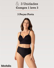 SUTIÃ MODELADOR LIBELLE (COMPRE 1 LEVE 3) + Brinde Calcinha Modeladora