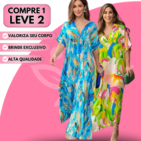 [COMPRE 1, LEVE 2] Vestido Longo Verenna + Bolsa de Brinde