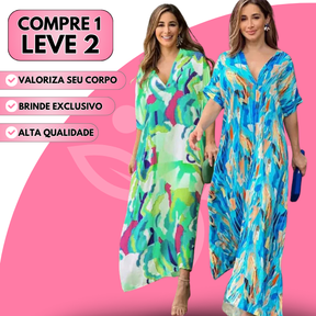 [COMPRE 1, LEVE 2] Vestido Longo Verenna + Bolsa de Brinde