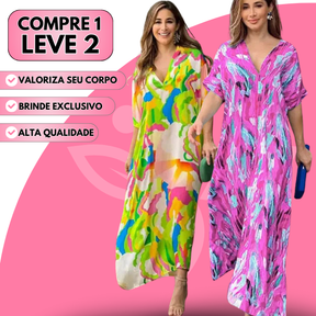 [COMPRE 1, LEVE 2] Vestido Longo Verenna + Bolsa de Brinde